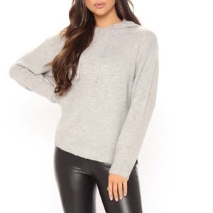 Knit Pause Hooded Pullover Sweater Women’s Small